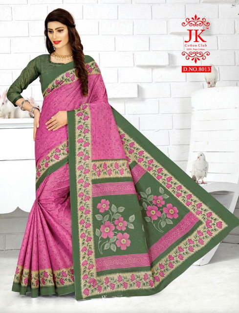 Jk Tulsi 8 Casual Daily Wear Cotton Printed Saree Collection